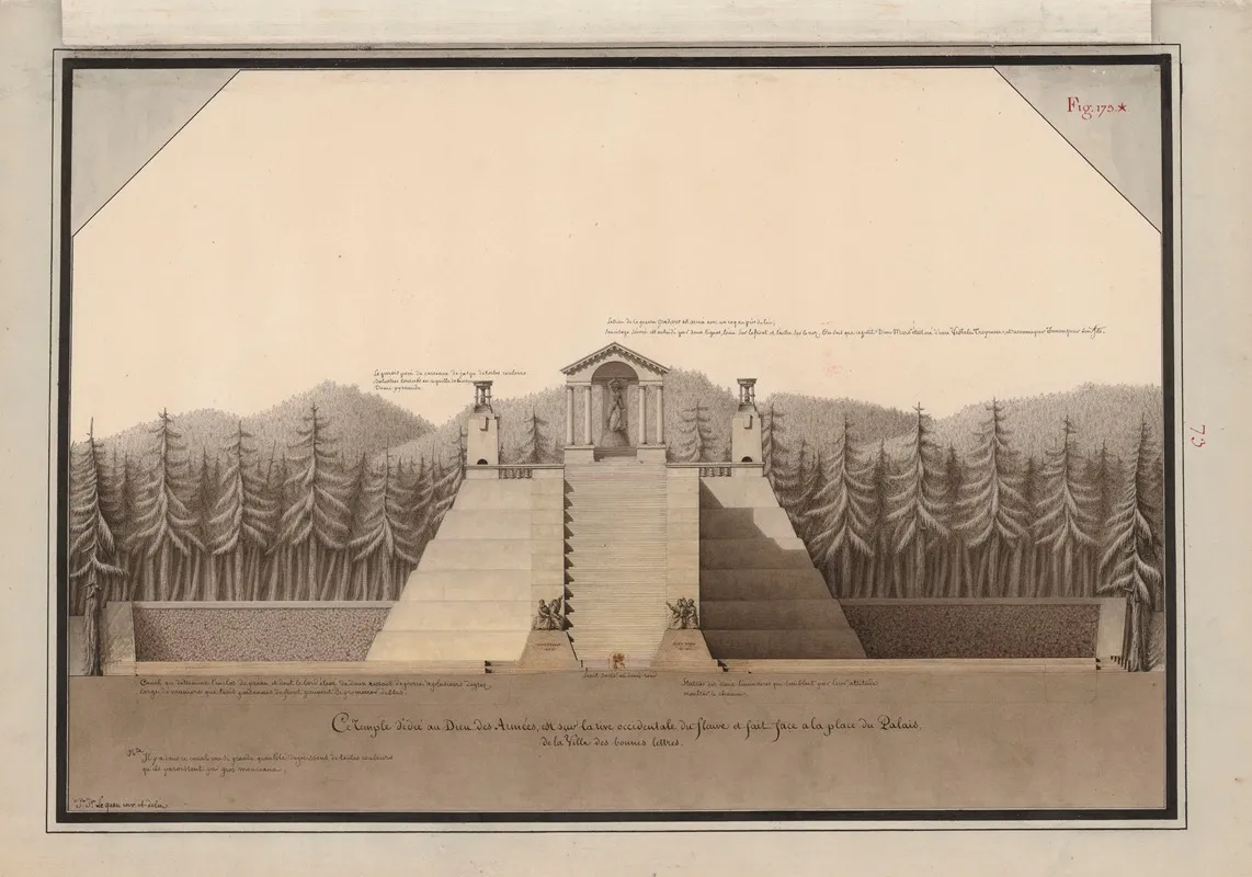 Ce Temple Dedie Au Dieu Des Armees Est Sur La Rive Occidentale Du Fleuve Et Fait Face A La Place Du Palais De La Ville Des Bonnes Lettres