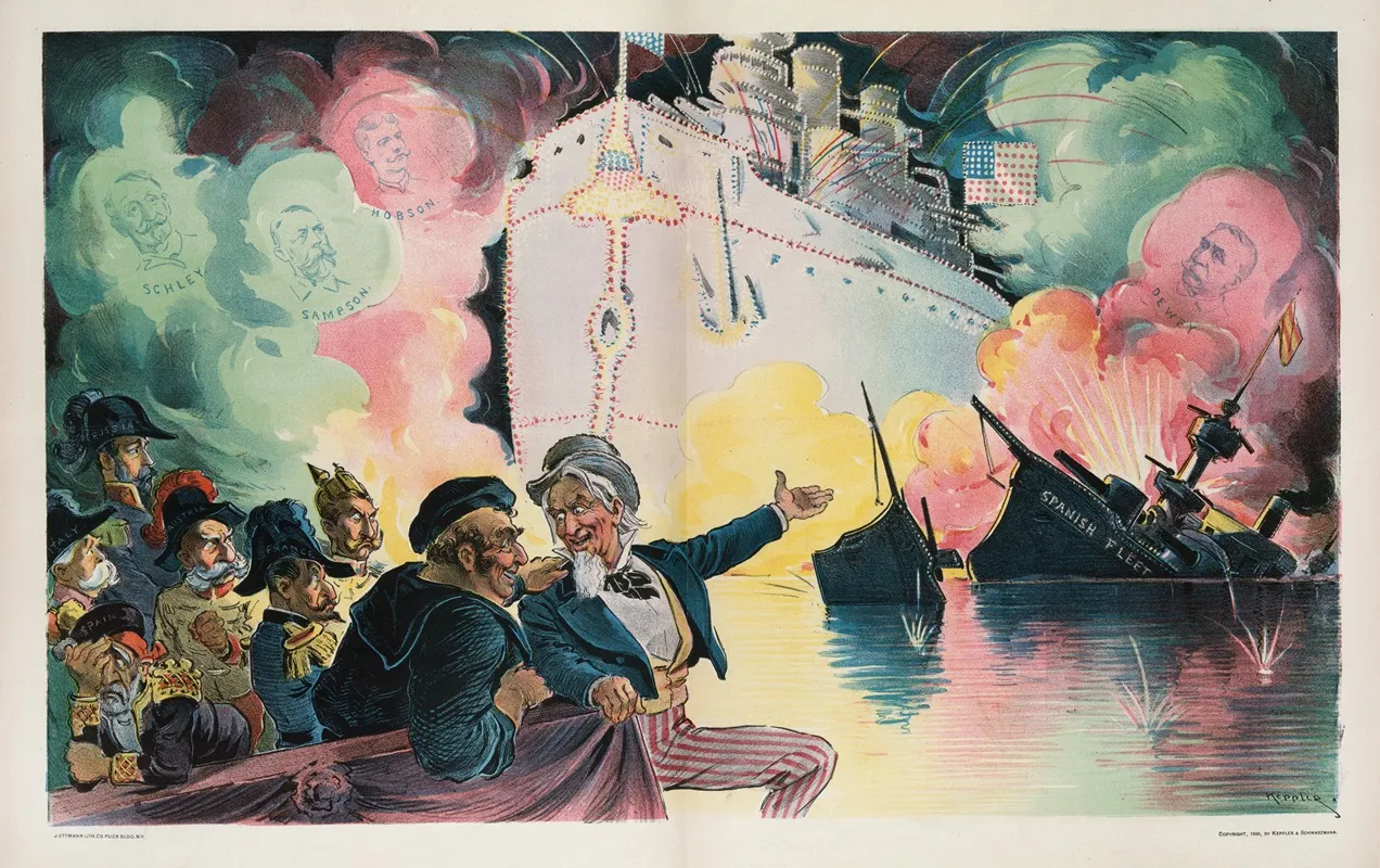 Celebrating July 4th 1898 The Triumph Of The American Battle Ship
