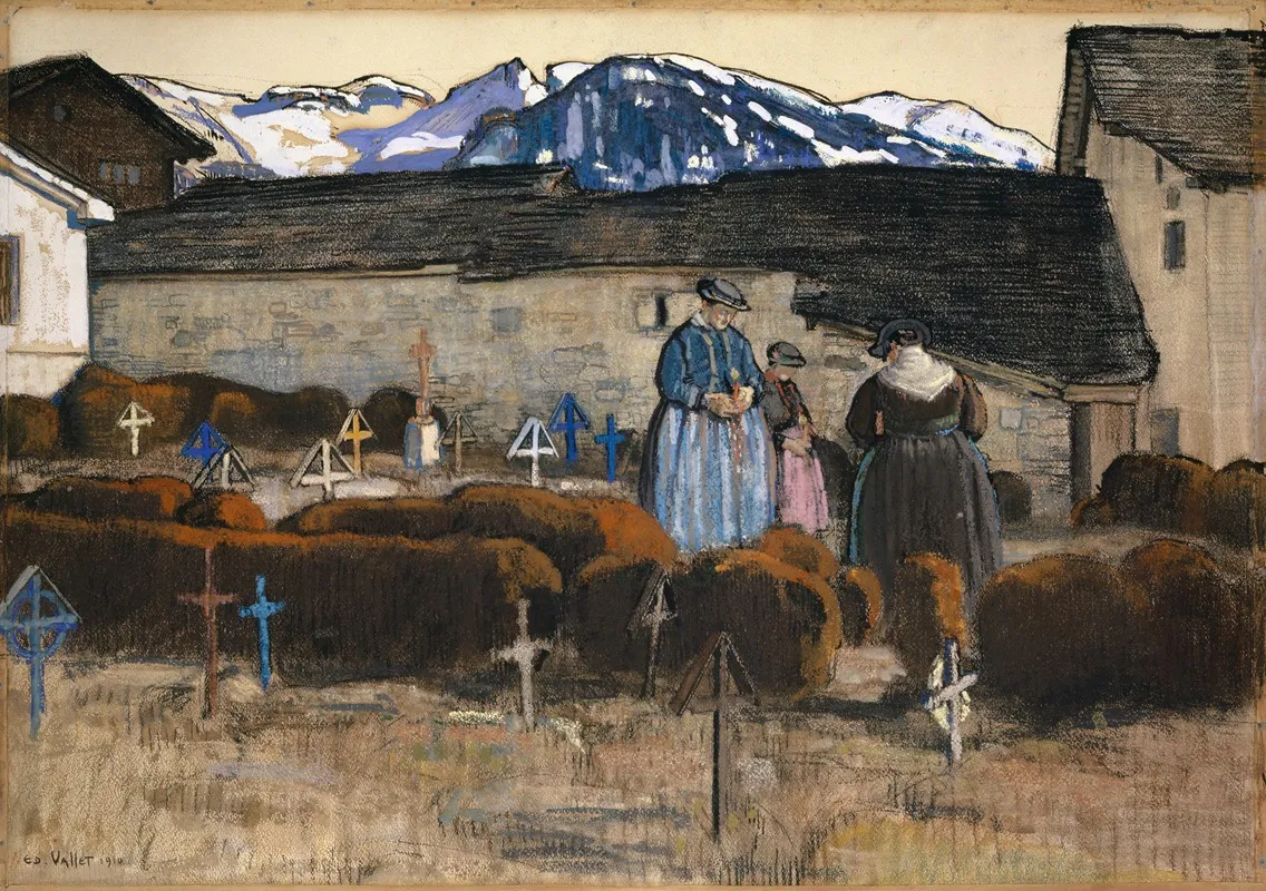 Cemetery In The Valais