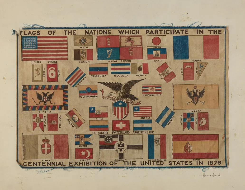 Centennial Textile Flag