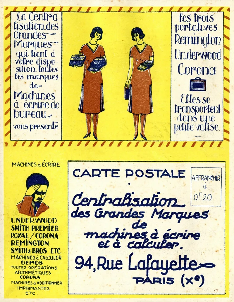 Centralisation Des Grandes Marques De Machines A Ecrire Et A Calculer