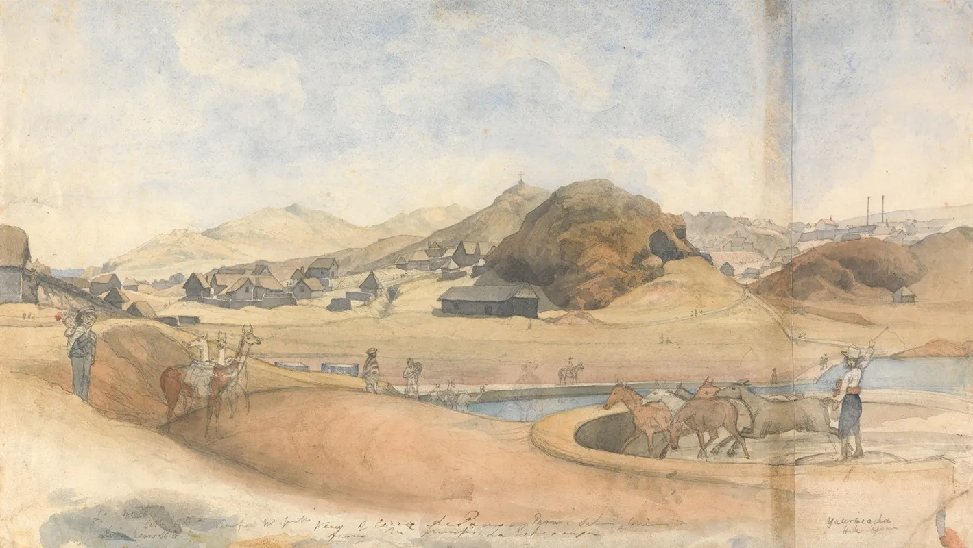 Cerco De Paro Lima by Godfrey Thomas Vigne - Canvas Print
