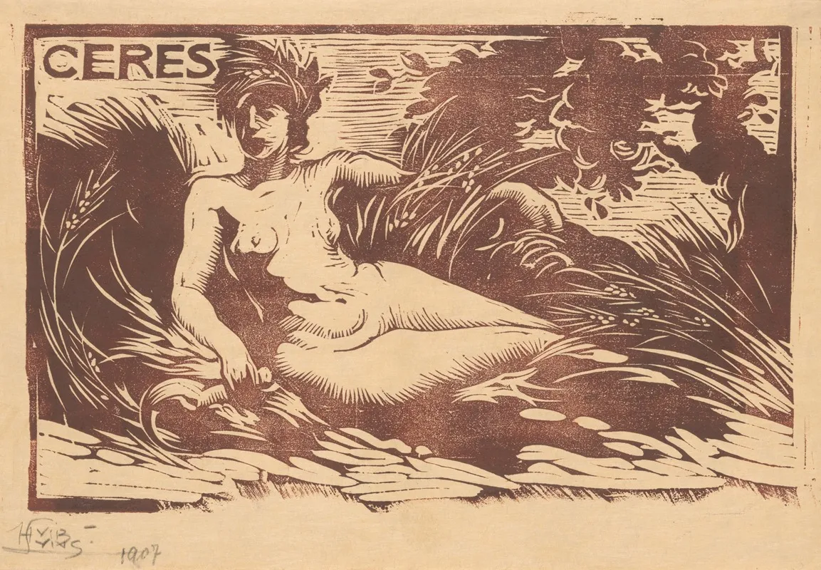 Ceres 4 by Huib Luns - Canvas Print