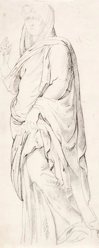 Ceres After An Antique Sculpture by Willem Panneels - Canvas Print