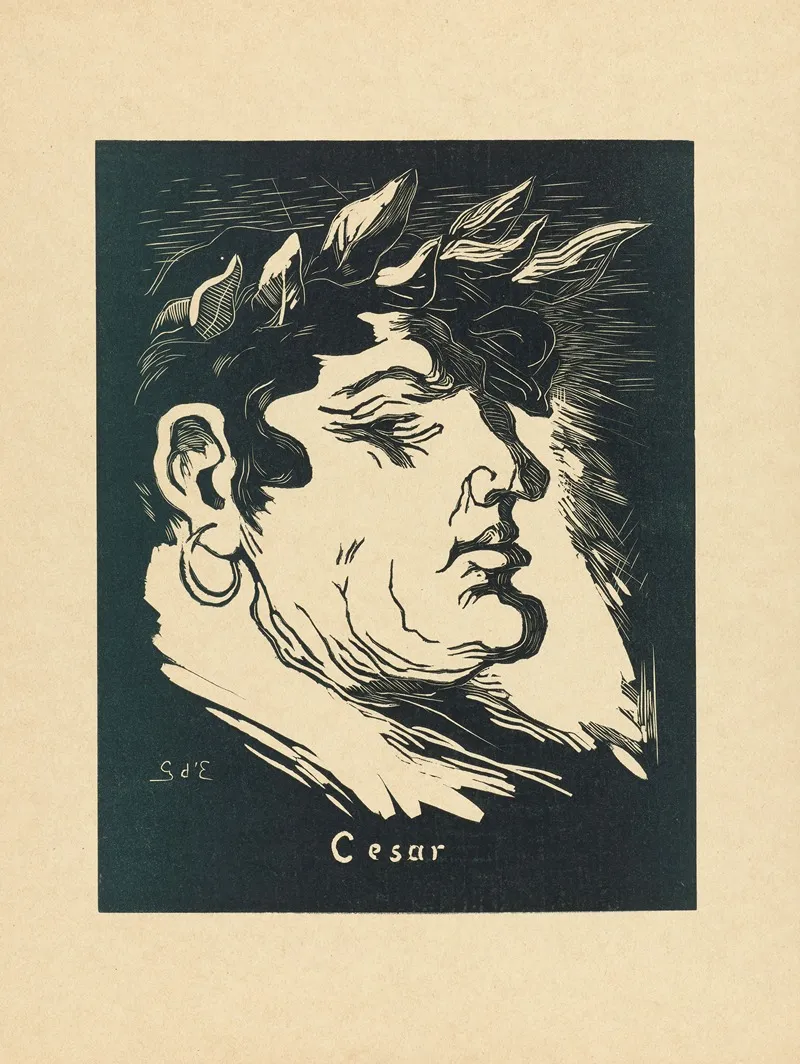 Cesar by Georges d'Espagnat - Canvas Print