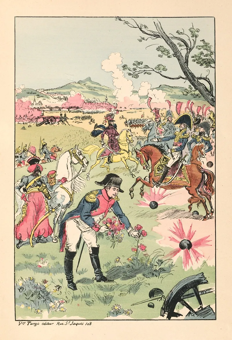 Cest Pour Josephine by Albert Robida - Canvas Print