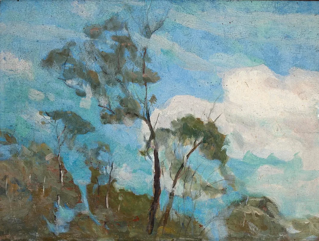 Ceu De Teresopolis by Eliseu Visconti - Canvas Print