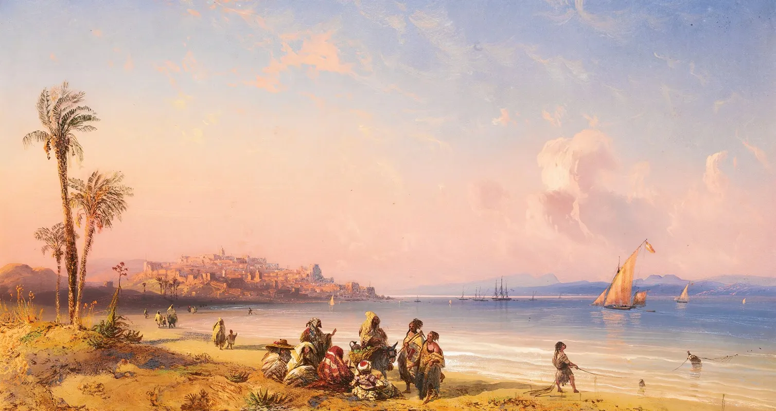 Ceuta by Carlo Bossoli - Canvas Print