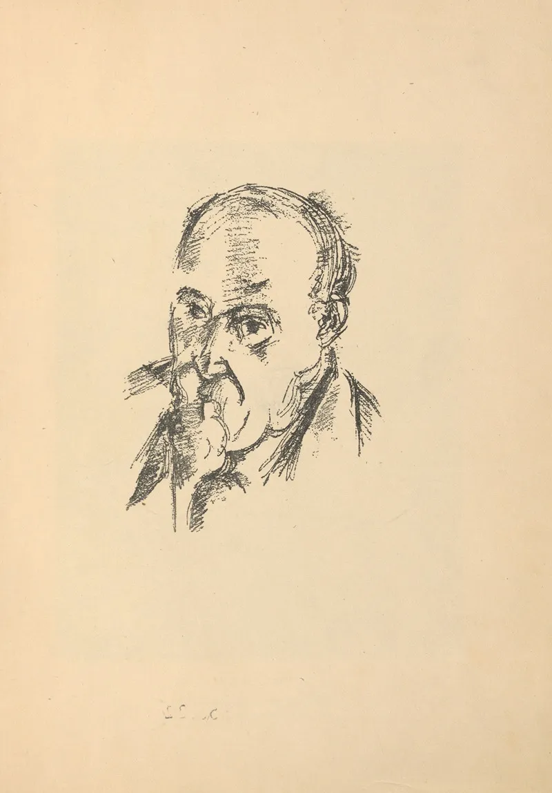 Cezanne Und Sein Kreis Ein Beitrag Zur Entwicklungsgeschichte Pl 01 by Julius Meier-Graefe - Canvas Print