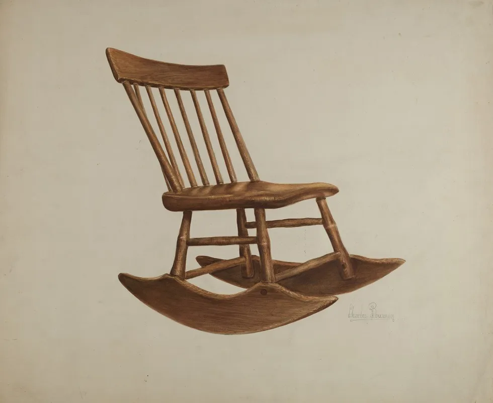 Chair 26 by Charles Bowman - Canvas Print