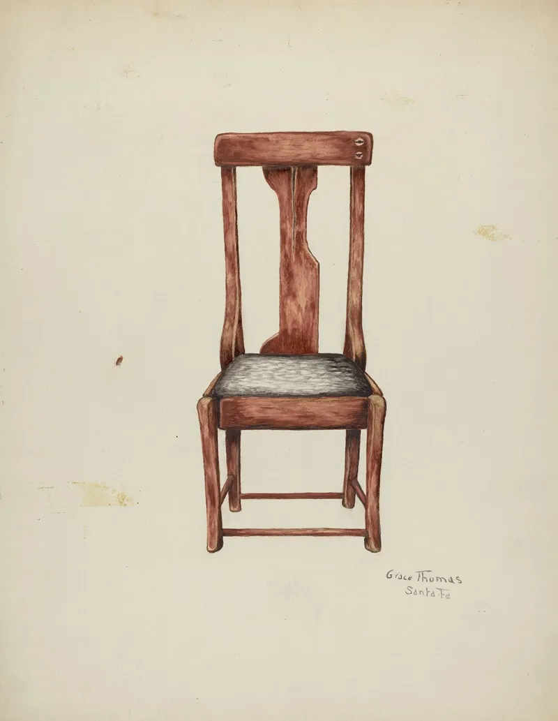 Chair 56 by Grace Thomas - Canvas Print