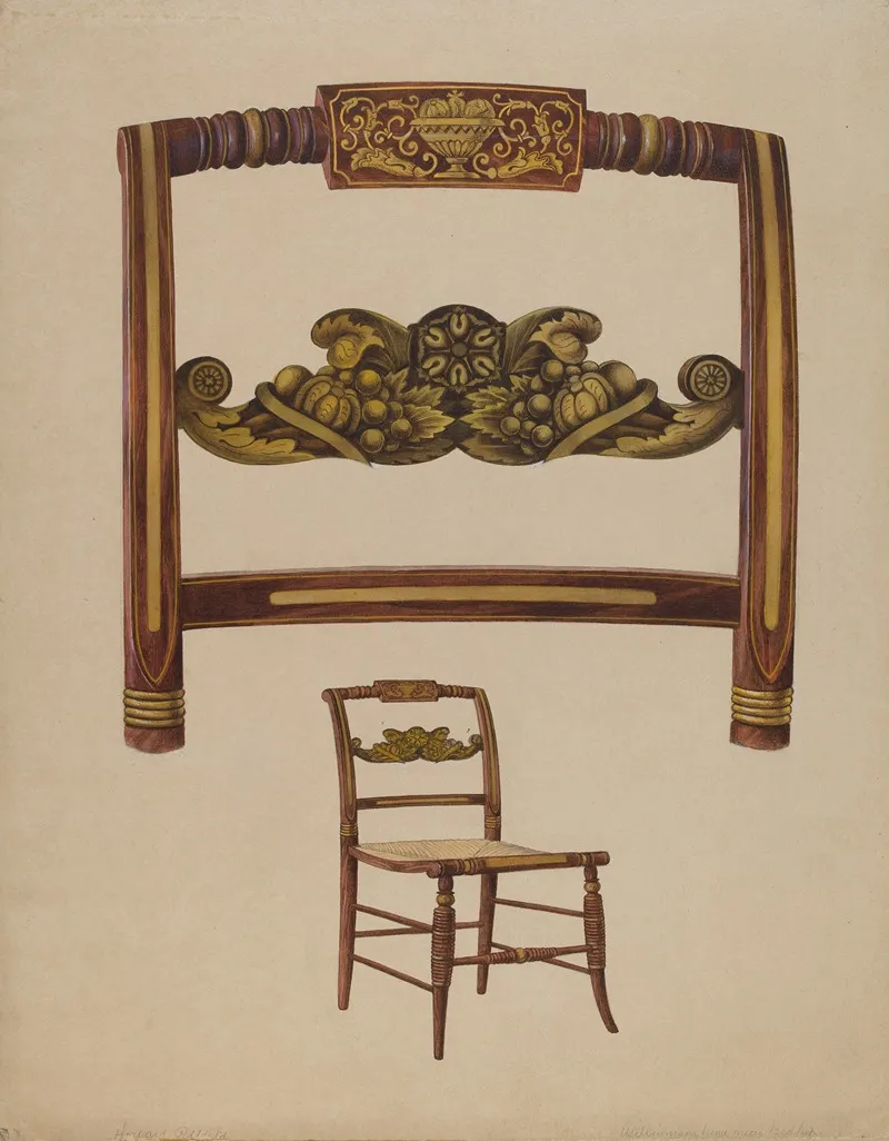 Chair 67 by Howard Weld - Canvas Print