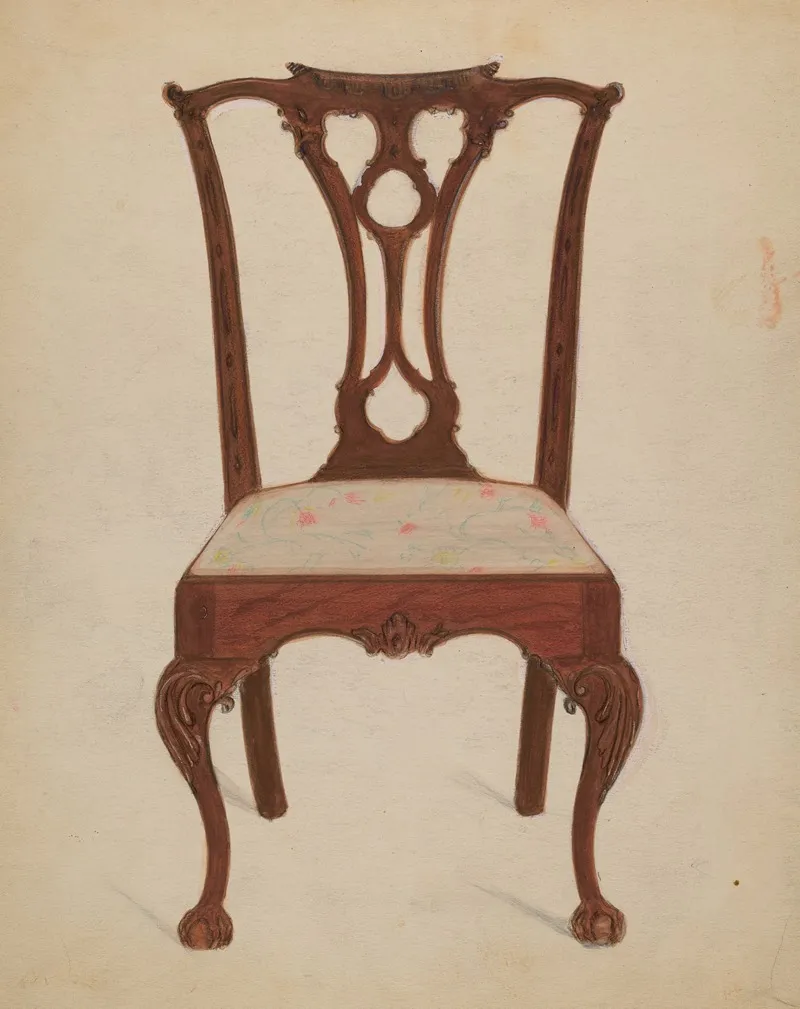 Chair 73 by John Garay - Canvas Print