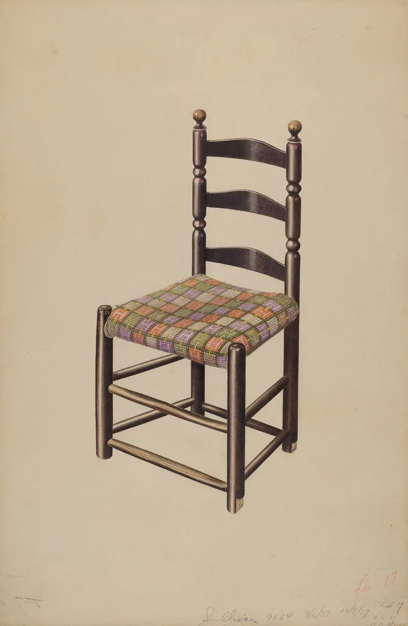 Chair 74 by John Sullivan - Canvas Print