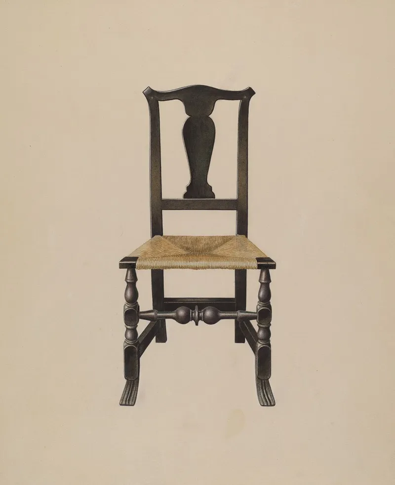Chair 75 by John Sullivan - Canvas Print