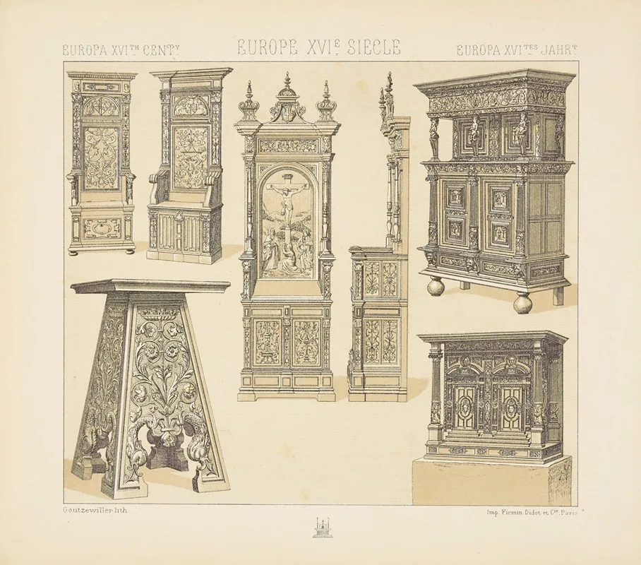 Chaires Escabeau Prie Dieu Cabinets