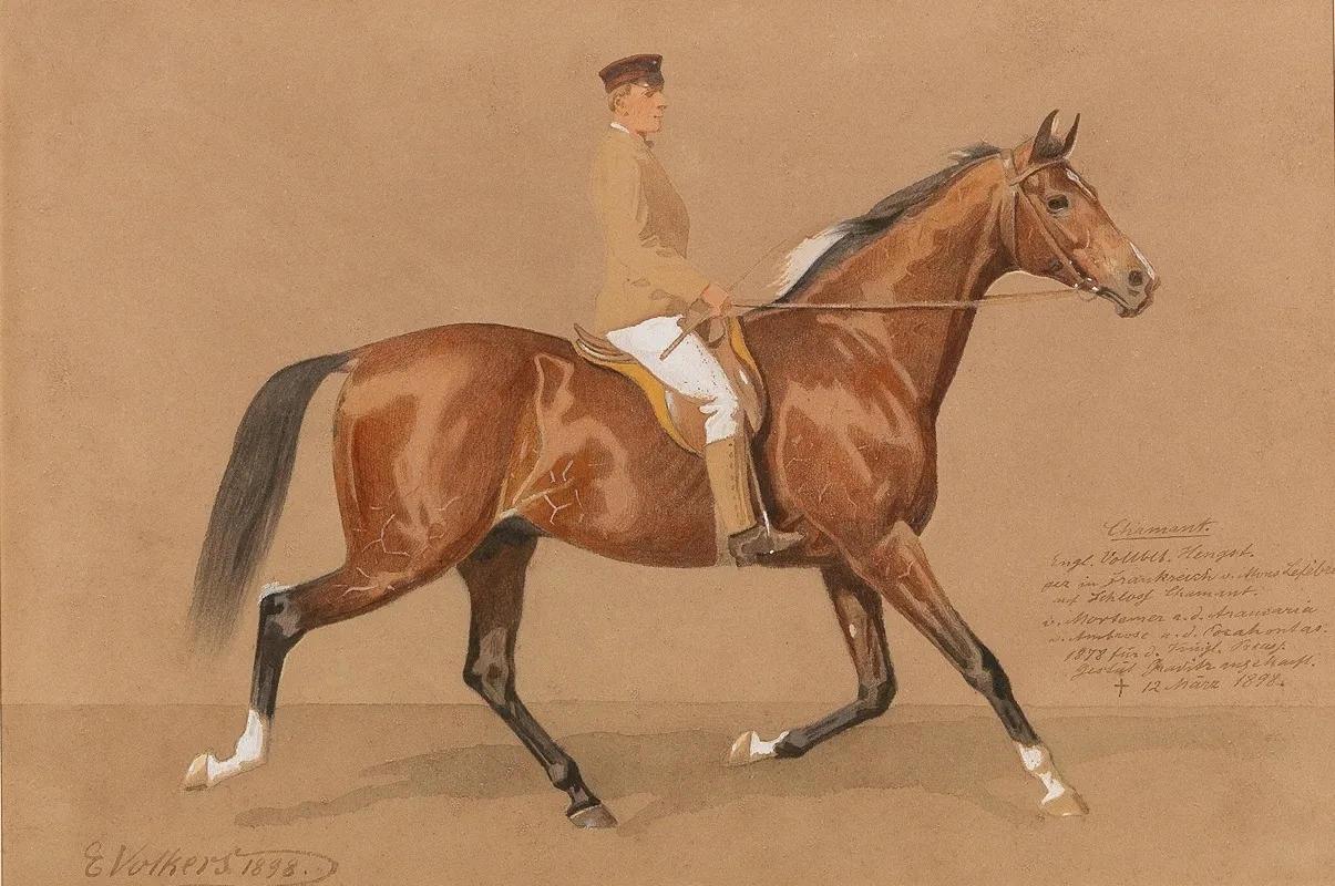 Chamant by Emil Volkers - Canvas Print