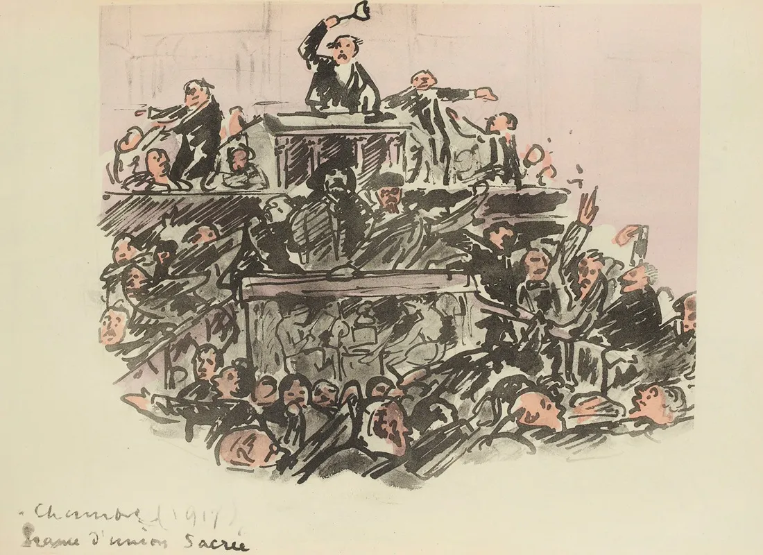 Chambre 1917 Seance Dunion Sacree