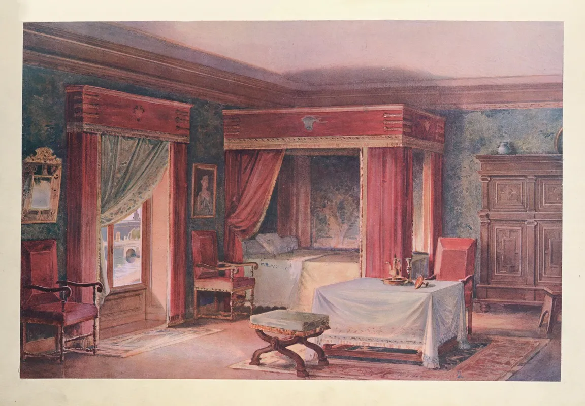 Chambre A Coucher Louis Xiii Style Dabraham Bosse