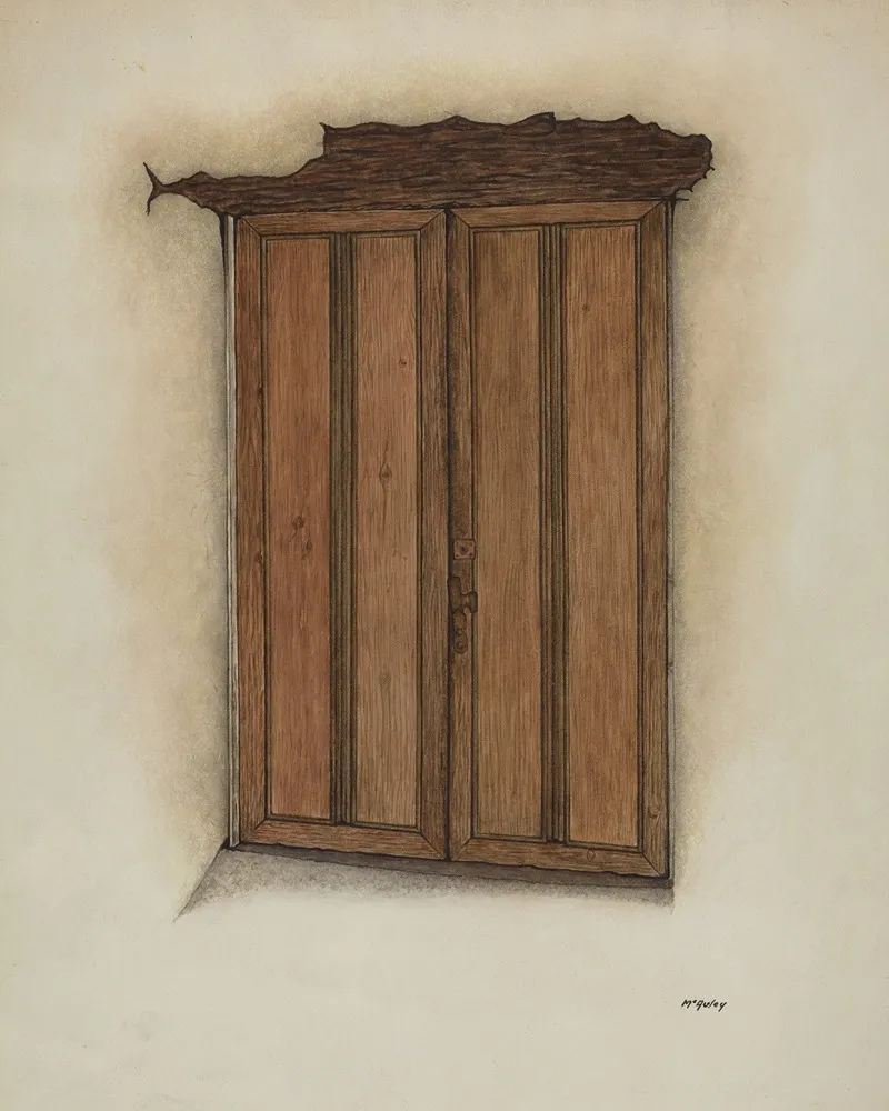 Chapel Doors by William McAuley - Canvas Print