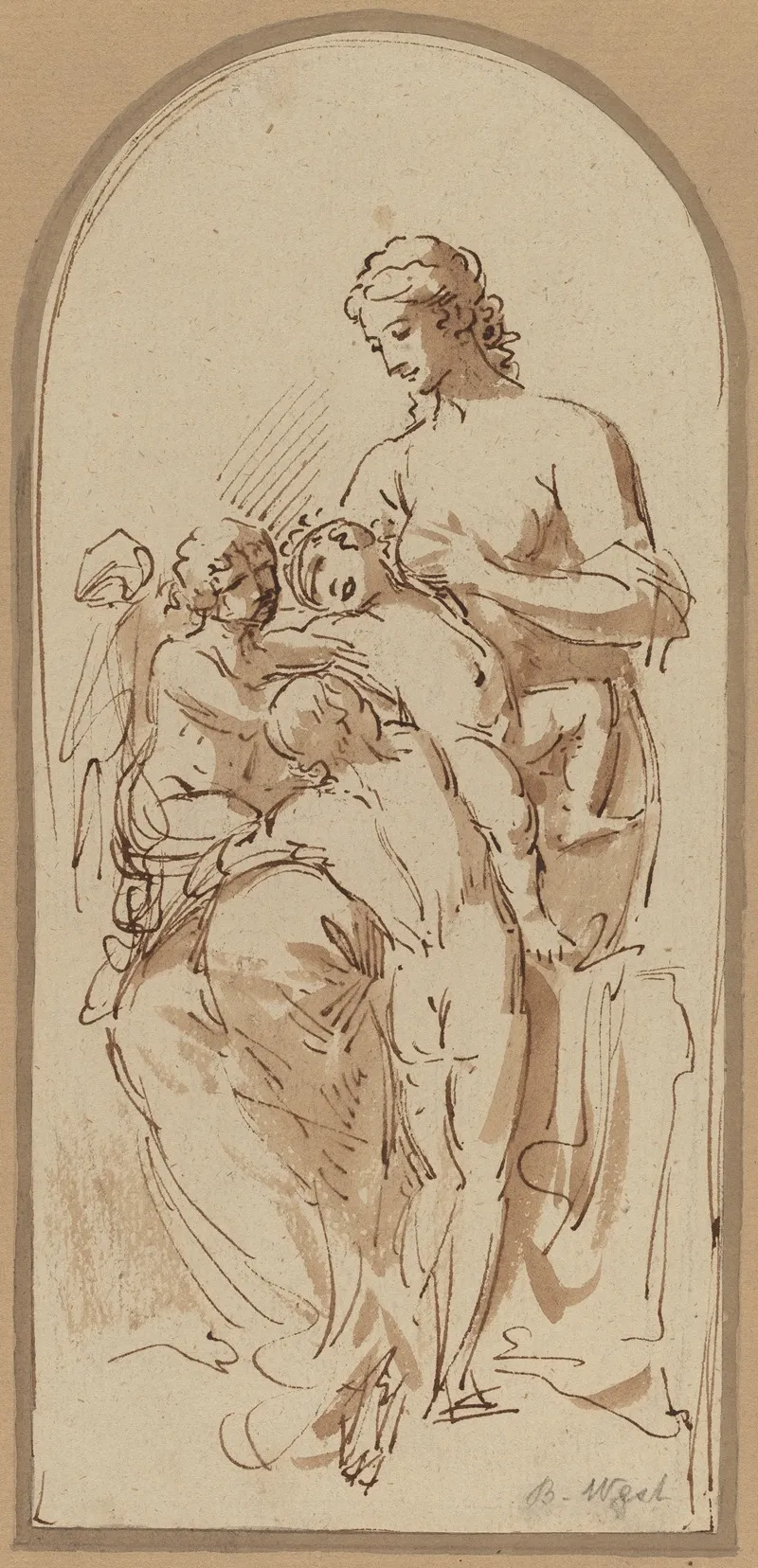 Charity by Benjamin West - Canvas Print