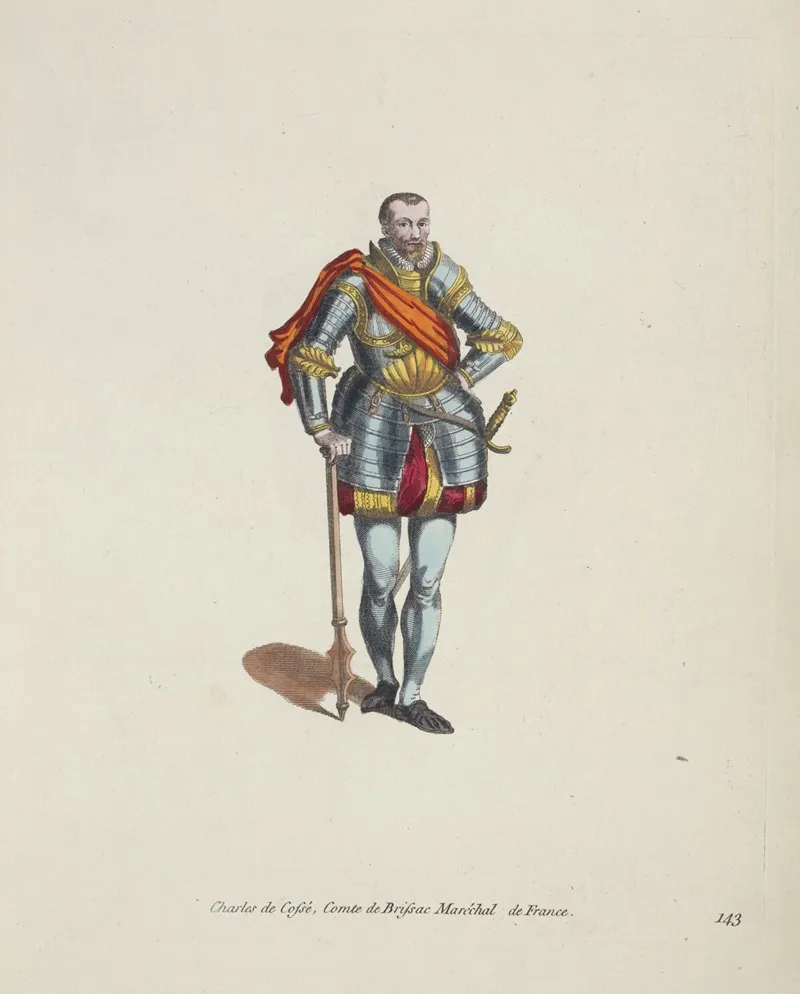 Charles De Cosse Count Of Brissac Marshall Of France