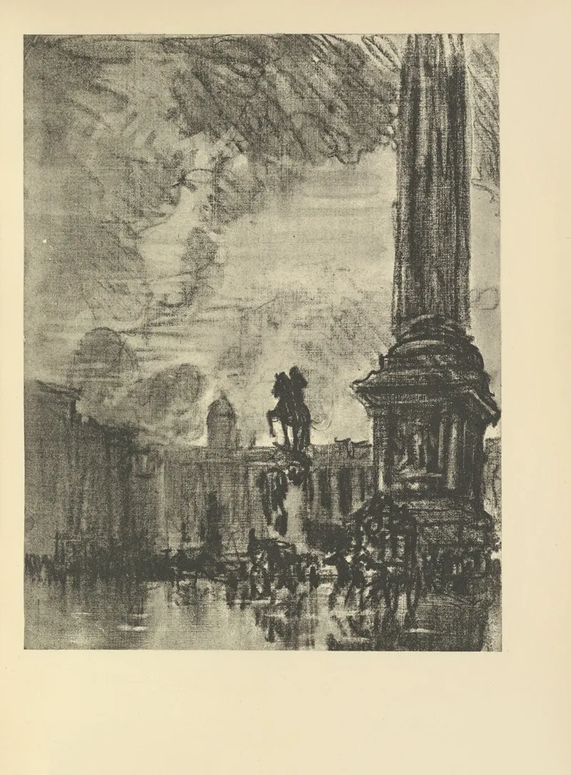 Charles I 3 by Joseph Pennell - Canvas Print