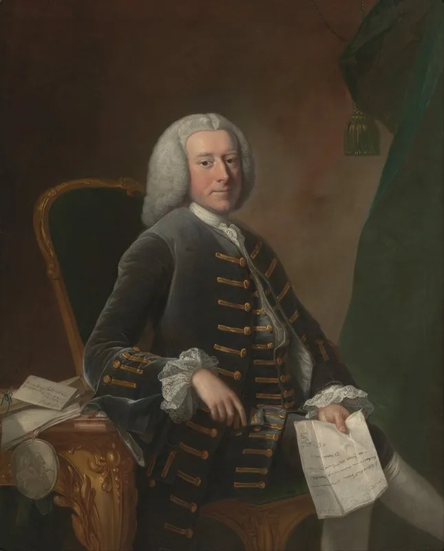 Charles Pinfold by Thomas Hudson - Canvas Print