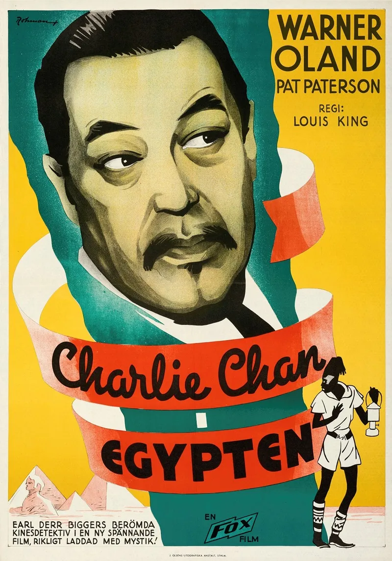 Charlie Chan In Egypt by Eric Rohman - Canvas Print