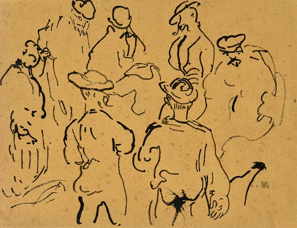 Chasseurs by Louis Valtat - Canvas Print