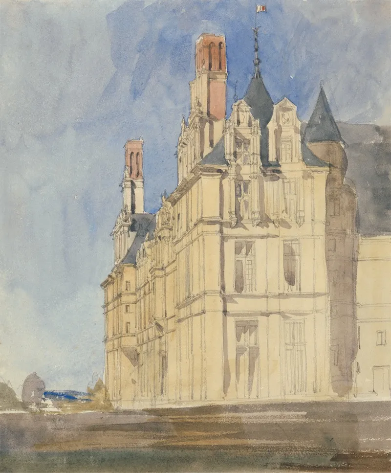 Chateau Decouen by William Callow - Canvas Print