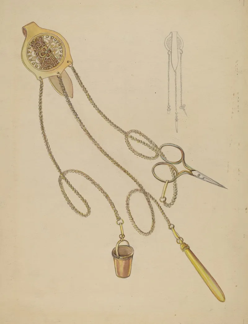 Chatelaine by Sylvia De Zon - Canvas Print