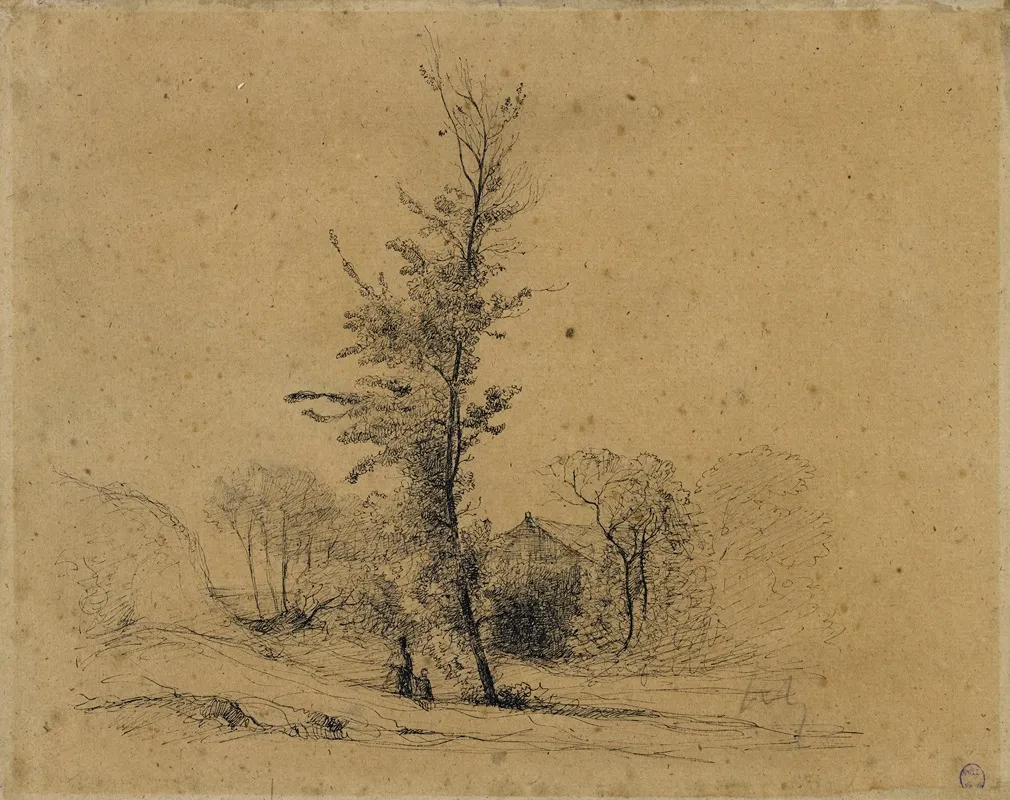 Chaumiere Dans Les Arbres