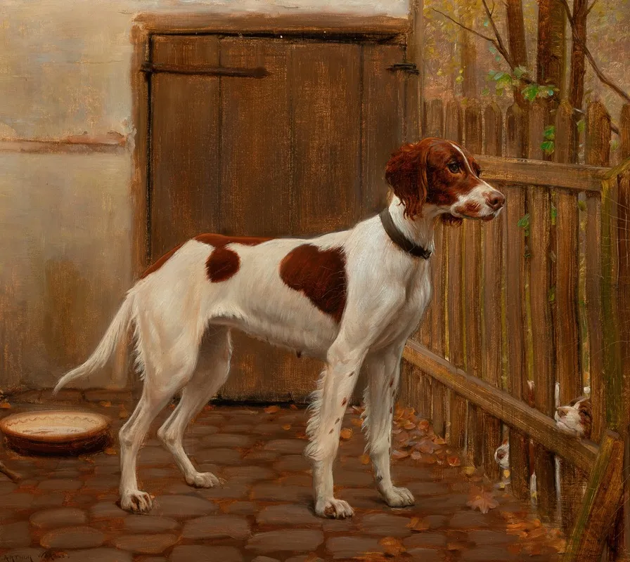 Checking On The Puppies