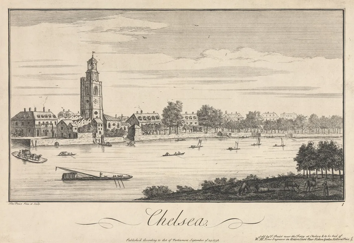 Chelsea 3 by Thomas Preist - Canvas Print