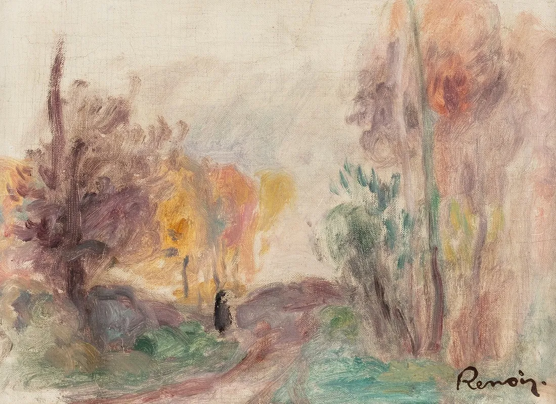 Chemin A La Sortie Dun Bois