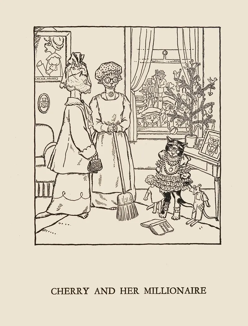 Cherry And Her Millionaire by William Ely Hill - Canvas Print