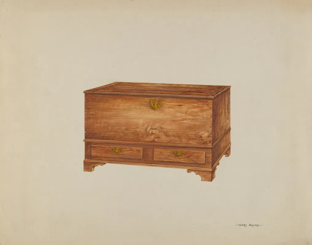 Chest 36 by Henry Meyers - Canvas Print