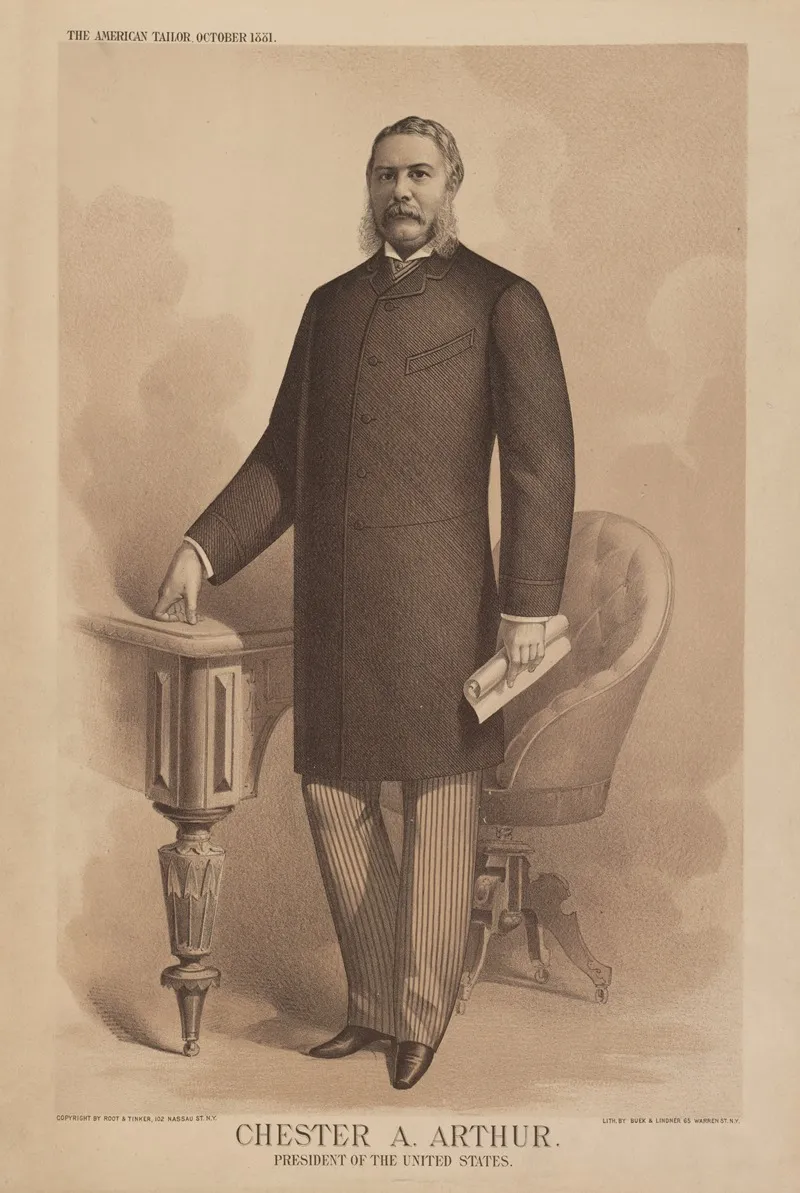 Chester A Arthur President Of The United States by G.H. Buek &amp; Co. - Canvas Print