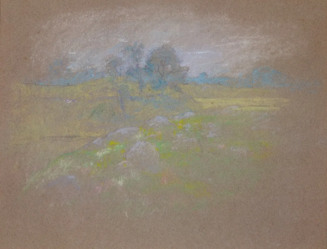 Chestnuts by John Henry Twachtman - Canvas Print