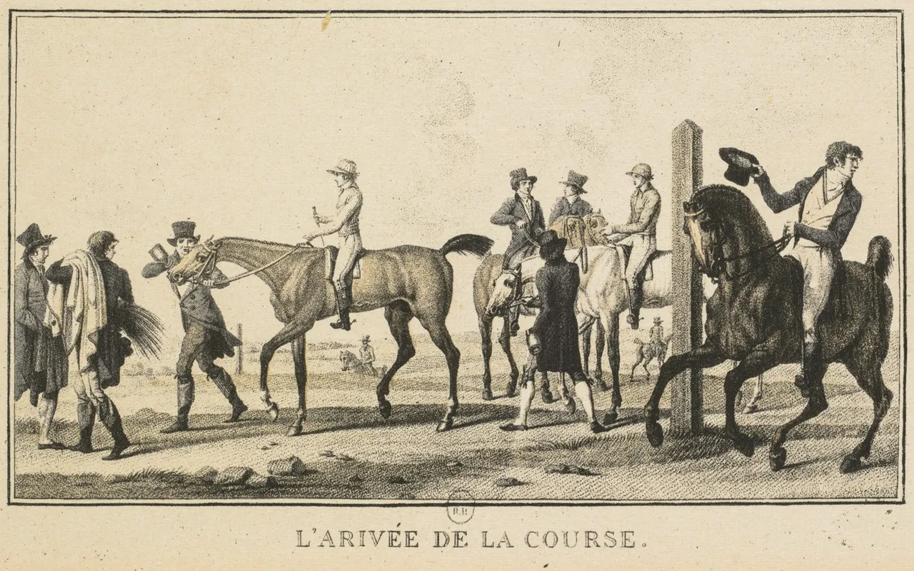 Cheval Arrivant De La Chasse by Carle Vernet - Canvas Print