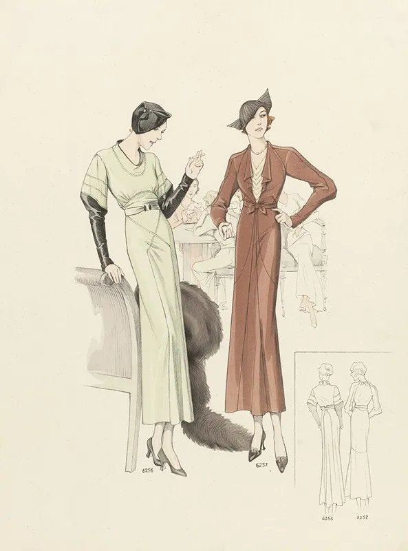 Chic Parisien No 414 Fig 6256 En 6257