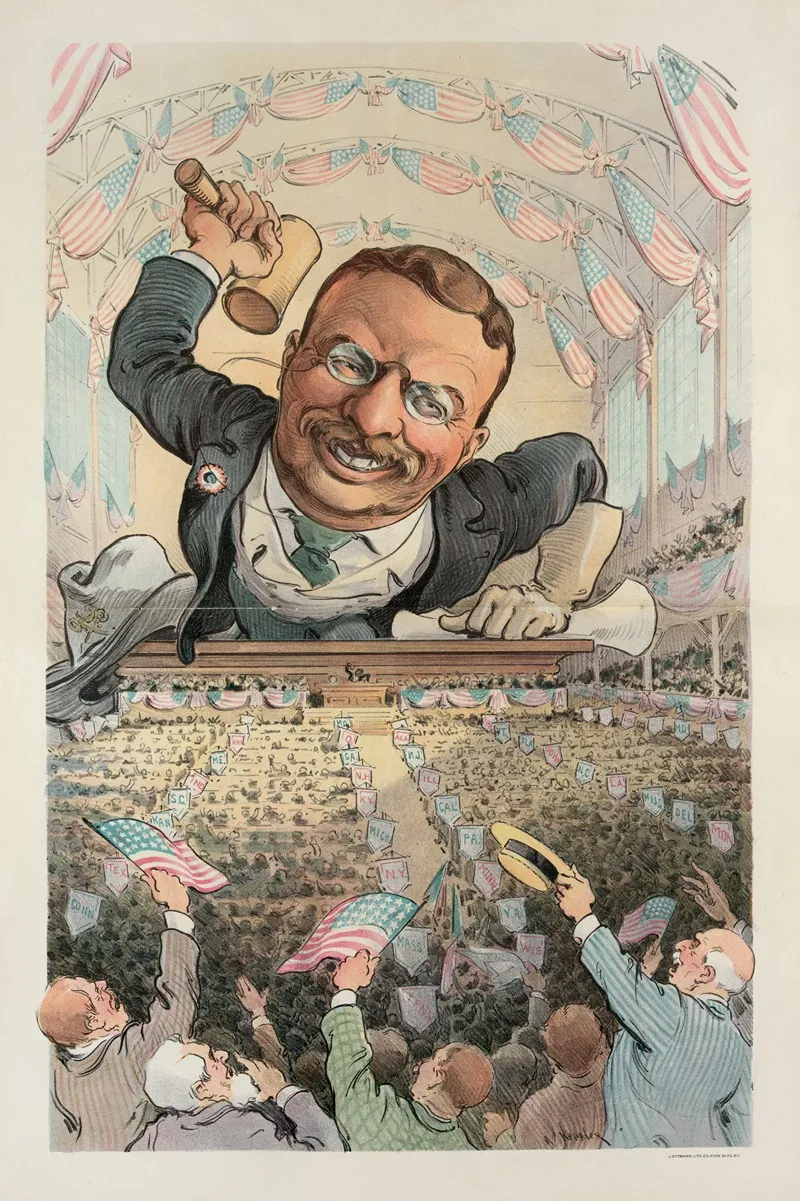 Chicago June 21 1904 All In Favor Of The Nomination Will Say Aye