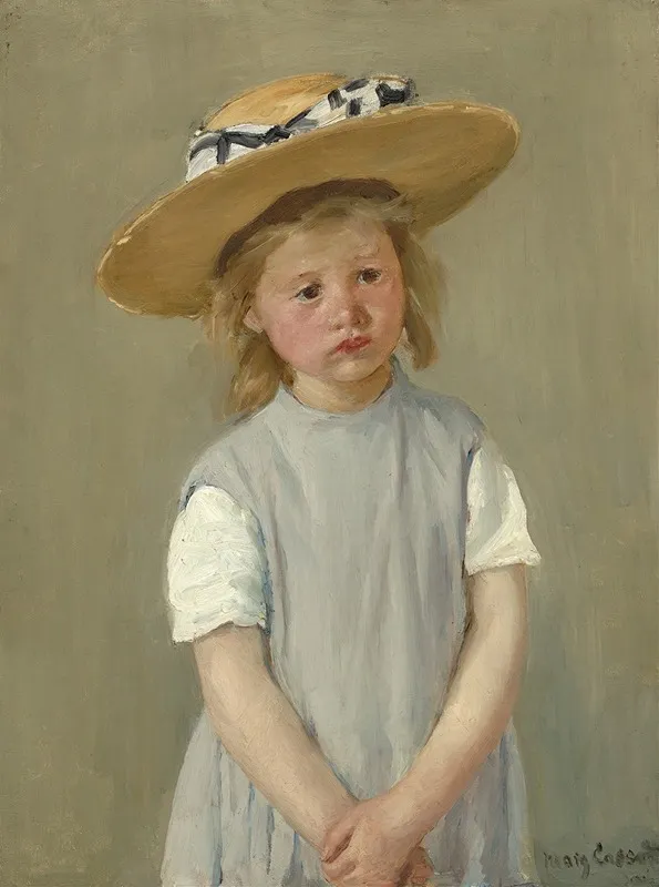 Child In A Straw Hat