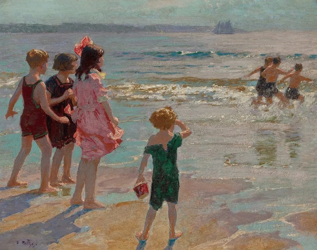 Children At The Shore