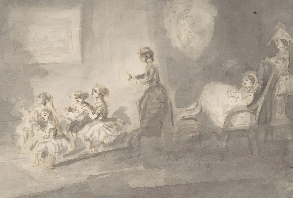Children Playing Horse And Carriage