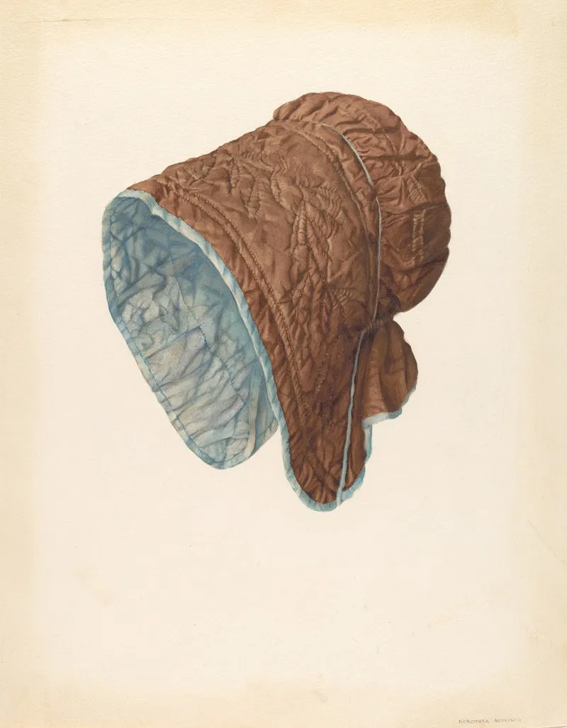Childs Bonnet 3 by Dorothea Mierisch - Canvas Print