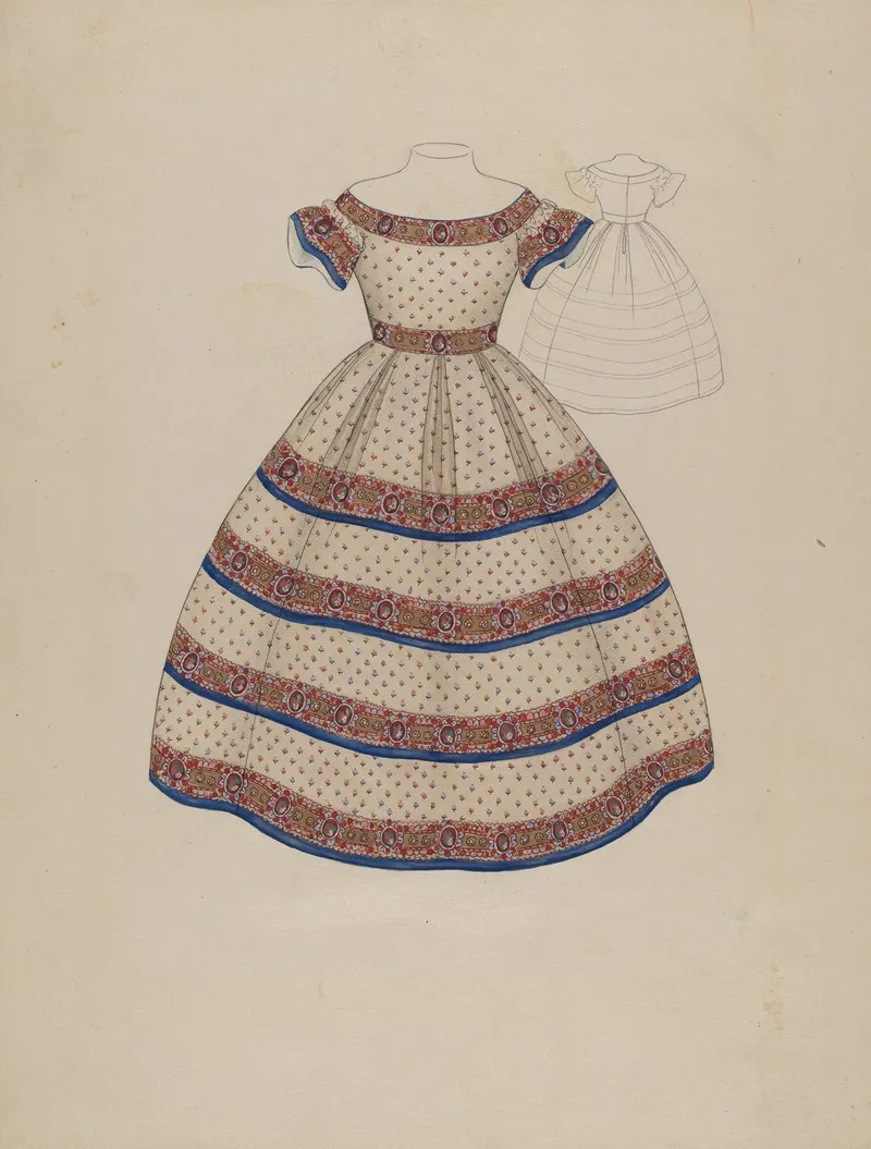 Childs Dress 38 by Melita Hofmann - Canvas Print