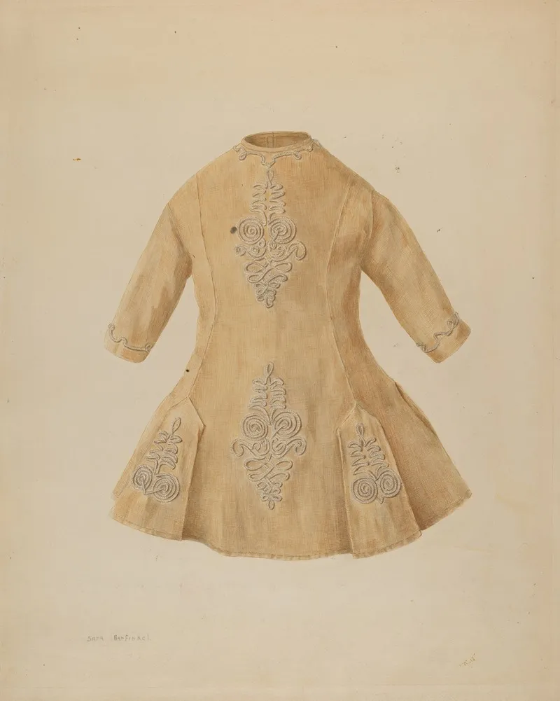 Childs Dress 50 by Sara Garfinkel - Canvas Print