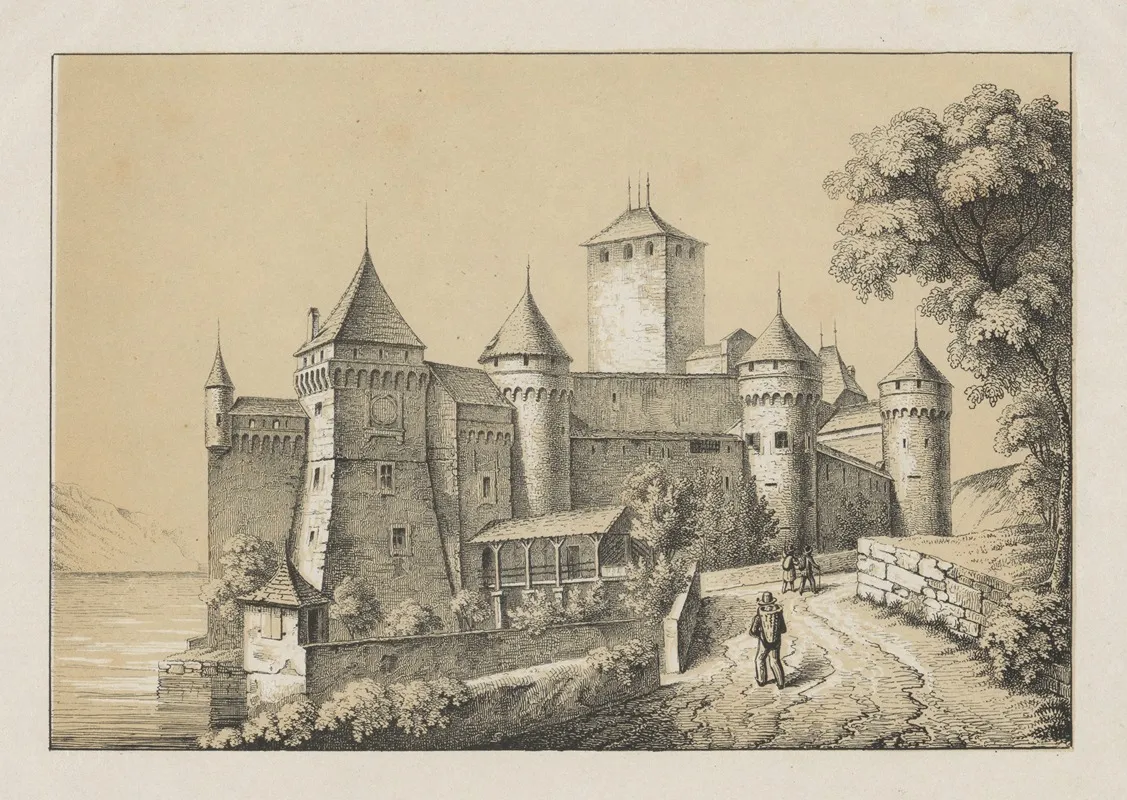 Chillon 2 by Johann Friedrich Wagner - Canvas Print